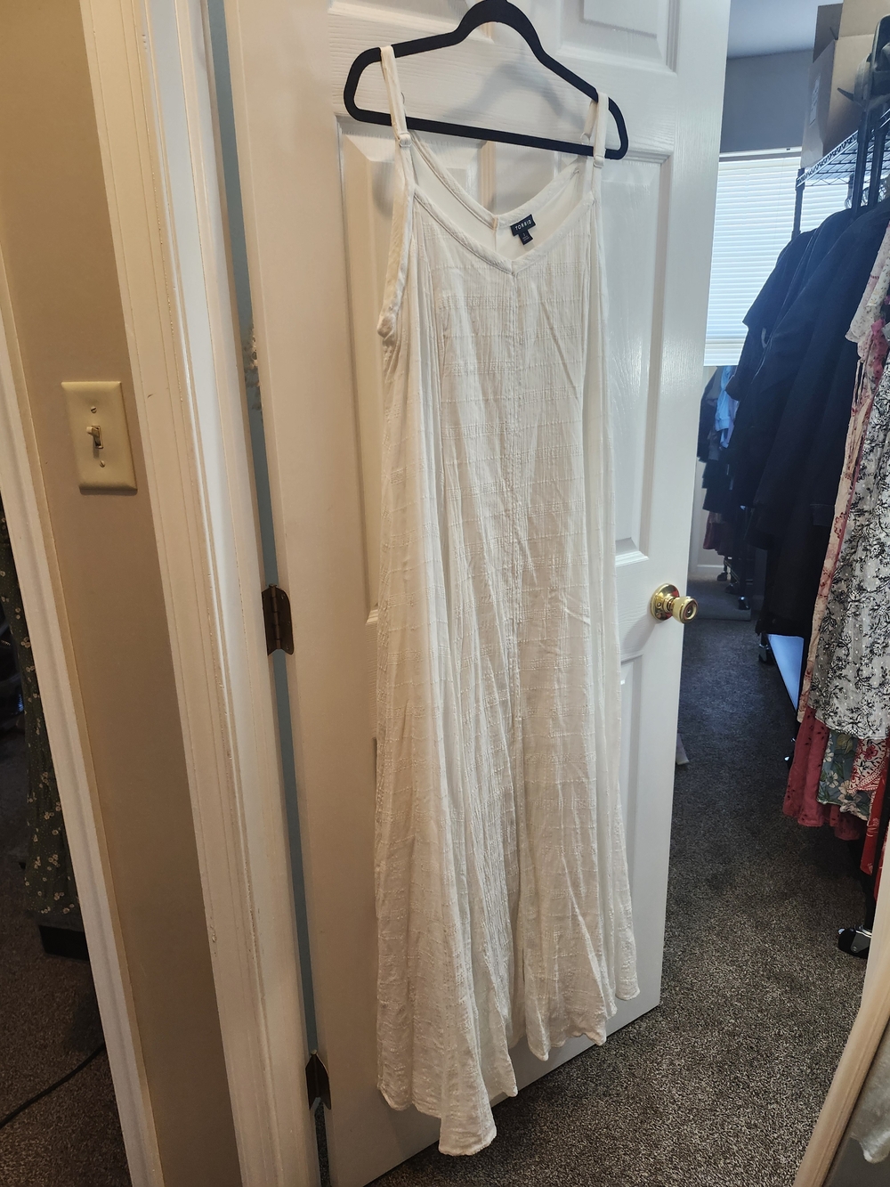 Torrid White Maxi Slip Dress, Torrid 3 = 3X